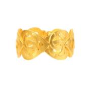 Pre-owned Metal chanel-jewelry Chanel Vintage , Yellow , Dames