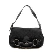 Pre-owned Canvas gucci-bags Gucci Vintage , Black , Dames