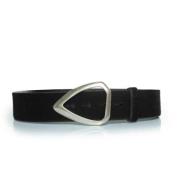 Pre-owned Leather belts Isabel Marant Pre-owned , Black , Dames