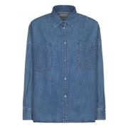 Denim overhemd voor weekend outfits Max Mara , Blue , Dames