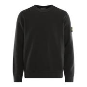 Heren Sweatshirt Casual Stijl Stone Island , Black , Heren