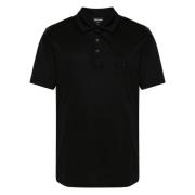 Elegante Zwarte Polo T-shirt met korte mouwen Giorgio Armani , Black ,...