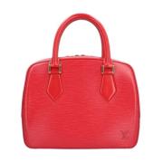 Pre-owned Leather louis-vuitton-bags Louis Vuitton Vintage , Red , Dam...