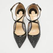 Pre-owned Mesh heels Christian Louboutin Pre-owned , Black , Dames