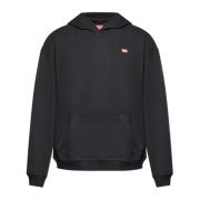 Sweatshirt S-Boxt-Hood Diesel , Black , Heren