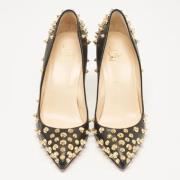 Pre-owned Leather heels Christian Louboutin Pre-owned , Black , Dames