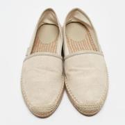 Pre-owned Canvas flats Gucci Vintage , Gray , Dames