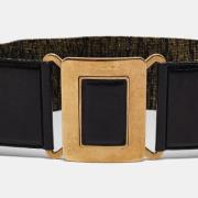 Pre-owned Leather belts Yves Saint Laurent Vintage , Yellow , Dames