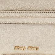 Pre-owned Leather wallets Miu Miu Pre-owned , Yellow , Dames