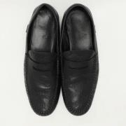 Pre-owned Leather flats Gucci Vintage , Black , Heren