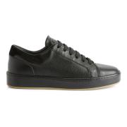 Zwarte leren casual trainers Giuseppe Zanotti , Black , Heren