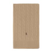 Merino Wol Ribbel Sjaal Polo Ralph Lauren , Beige , Heren