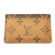 Pre-owned Leather wallets Louis Vuitton Vintage , Brown , Dames