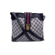 Pre-owned Canvas gucci-bags Gucci Vintage , Blue , Dames