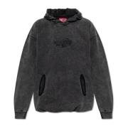 Sweatshirt S-Boxstic-Hood Diesel , Gray , Unisex