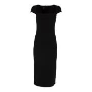 Elegante Lange Jurk voor Vrouwen Pinko , Black , Dames