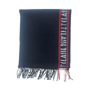 Fringe Logo Sjaal Alviero Martini 1a Classe , Black , Unisex