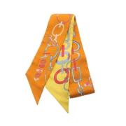 Pre-owned Silk scarves Hermès Vintage , Multicolor , Dames