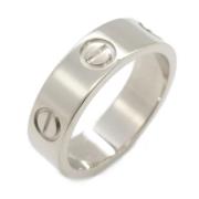 Pre-owned White Gold rings Cartier Vintage , Gray , Dames