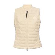 Gewatteerd Puffer Vest Moncler , Yellow , Heren