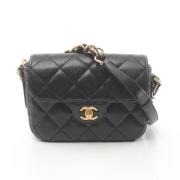 Pre-owned Fabric chanel-bags Chanel Vintage , Black , Dames