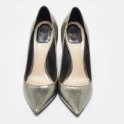 Pre-owned Fabric heels Dior Vintage , Gray , Dames