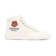 Casual Beige High Top Sneaker Kenzo , Beige , Dames