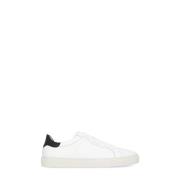 Witte Leren Sneakers met Gouden Logo Axel Arigato , White , Heren