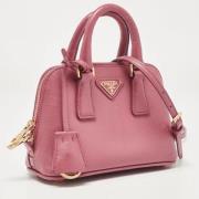 Pre-owned Leather prada-bags Prada Vintage , Pink , Dames