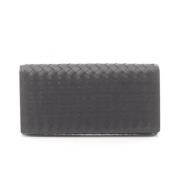 Pre-owned Leather wallets Bottega Veneta Vintage , Black , Dames