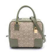 Pre-owned Canvas handbags Loewe Pre-owned , Beige , Dames