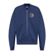 Sweater met rits Versace Jeans Couture , Blue , Heren