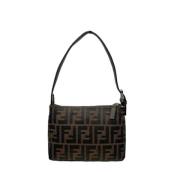 Pre-owned Canvas fendi-bags Fendi Vintage , Brown , Dames