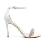 Witte hoge hak sandalen Stuart Weitzman , White , Dames