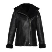 Shearling jas Bernisse IRO , Black , Dames