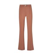 Wijde Kameelbroek met Juweelaccessoire Liu Jo , Brown , Dames