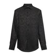 Gestreept overhemd Etro , Black , Heren