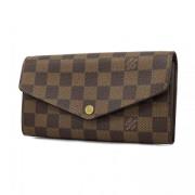 Pre-owned Fabric wallets Louis Vuitton Vintage , Brown , Dames