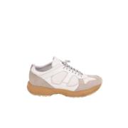 Pre-owned Leather sneakers Dior Vintage , Gray , Heren