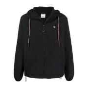 Zwarte Lichtgewicht Casual Windbreaker Jas Marcelo Burlon , Black , He...