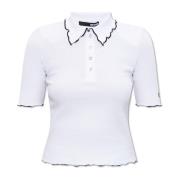 Ribgebreide Top Rotate Birger Christensen , White , Dames