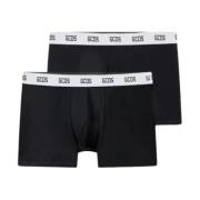 Heren Essentials Boxer Briefs 2-Pack Gcds , Black , Heren