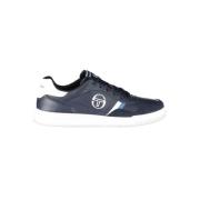 Eenvoudige blauwe sneakers met geborduurde accenten Sergio Tacchini , ...