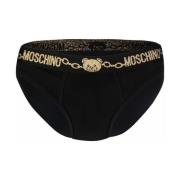 Zijden Slip Moschino , Black , Heren