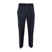 Blauwe Nima Wollen Broek Dondup , Blue , Dames