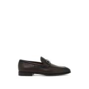 Loafers van gehamerd leer met Gancini-detail Salvatore Ferragamo , Bro...