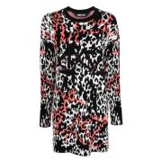 Multicolor Mini Jurk met Lange Mouwen Just Cavalli , Multicolor , Dame...