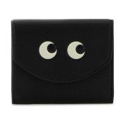 Klassieke Zwarte Leren Portemonnee Anya Hindmarch , Black , Dames