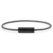 Kabelarmband Le Gramme , Black , Unisex