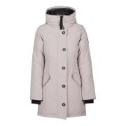 Stijlvolle Winter Parka Canada Goose , White , Dames